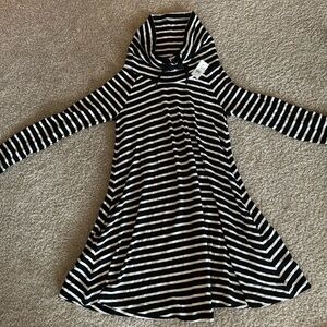 Lou & Grey Black and White Striped Top